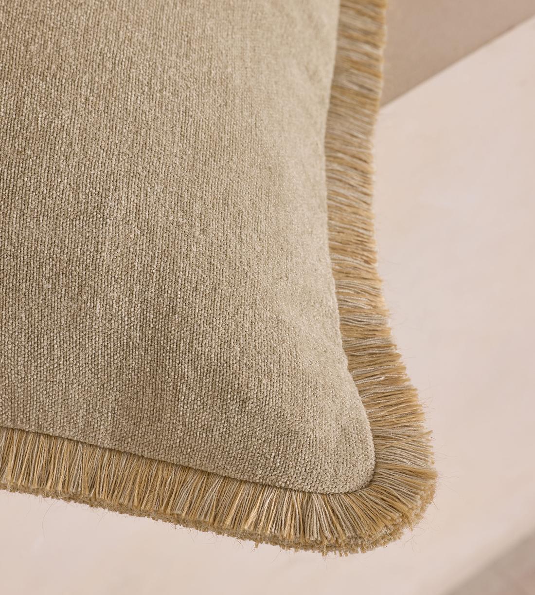 Orlaine Square Cushion - Stone - Images - Image 4