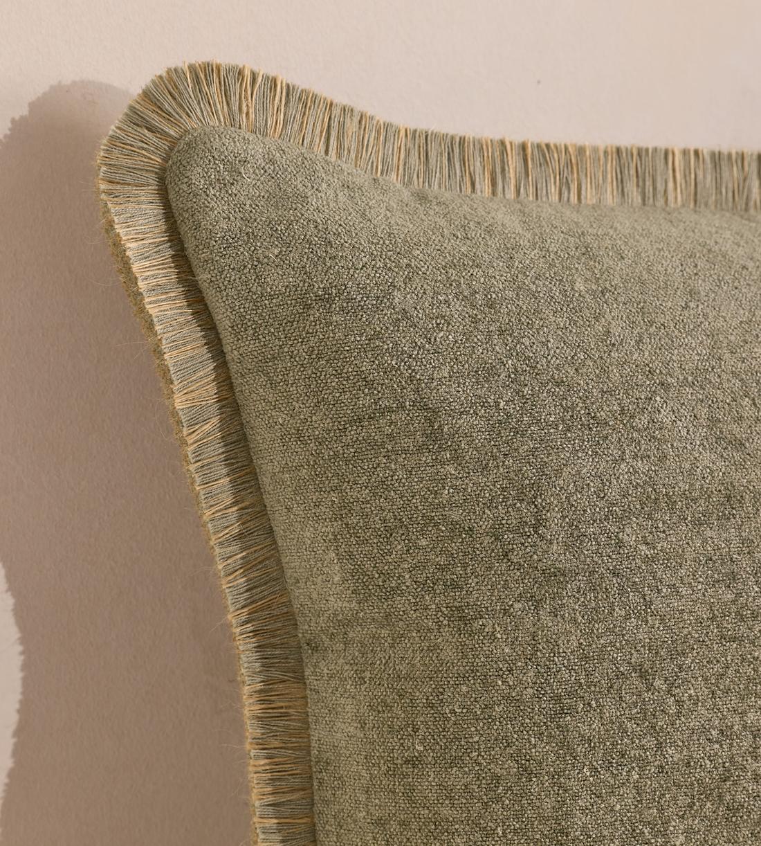 Orlaine Square Cushion - Sage - Images - Image 3