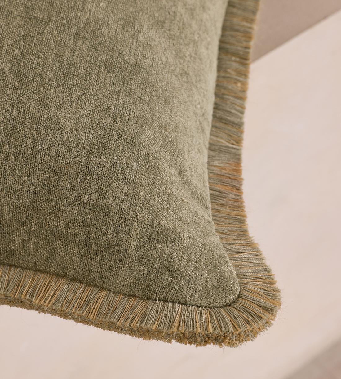 Orlaine Square Cushion - Sage - Images - Image 4