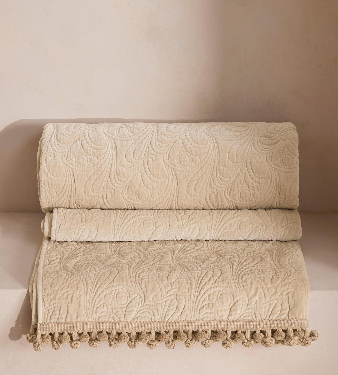 Obie Bedspread Cream - 230 x 230cm - Listing - Image 2