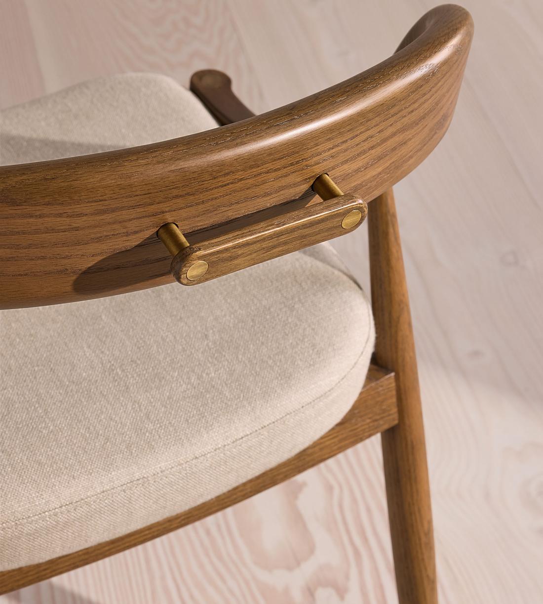 Warren Dining Chair - Slubby Linen - UK - Images - Image 5