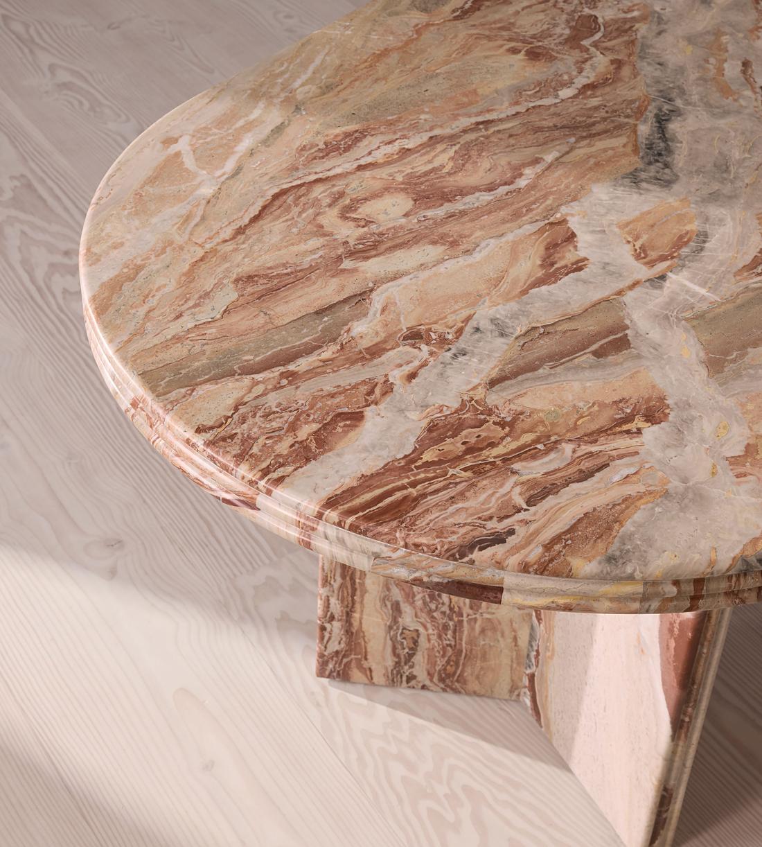 Rosaline Dining Table - Rosso Orobico - Images - Image 7