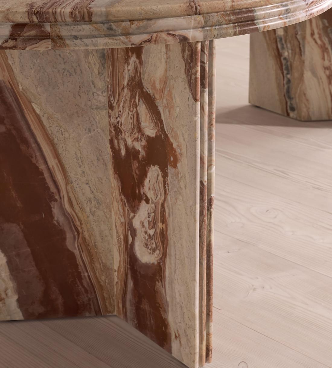 Rosaline Dining Table - Rosso Orobico - Images - Image 8