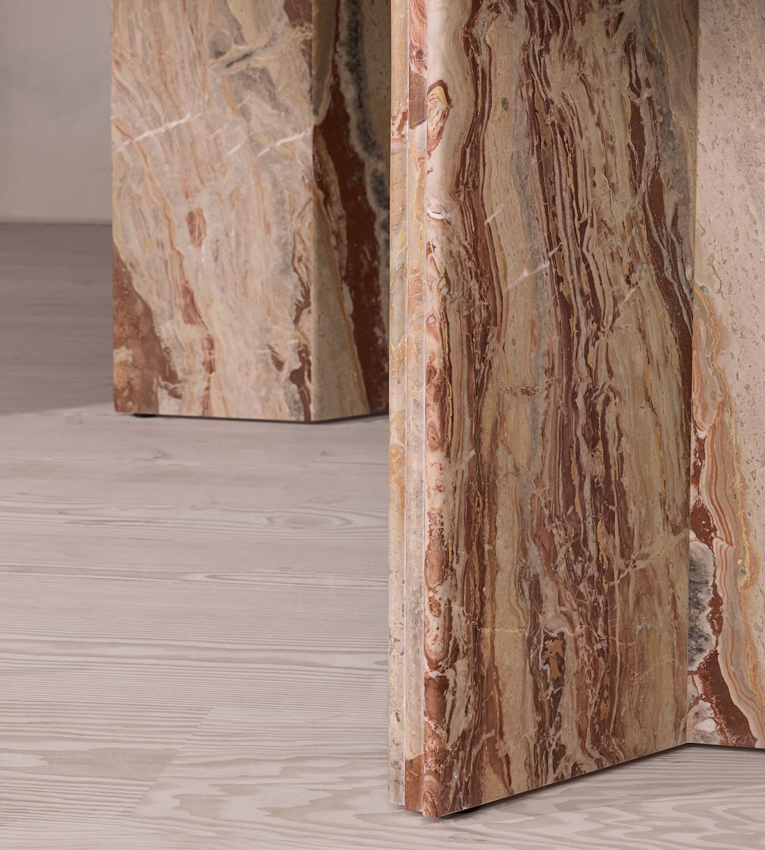 Rosaline Dining Table - Rosso Orobico - Images - Image 9