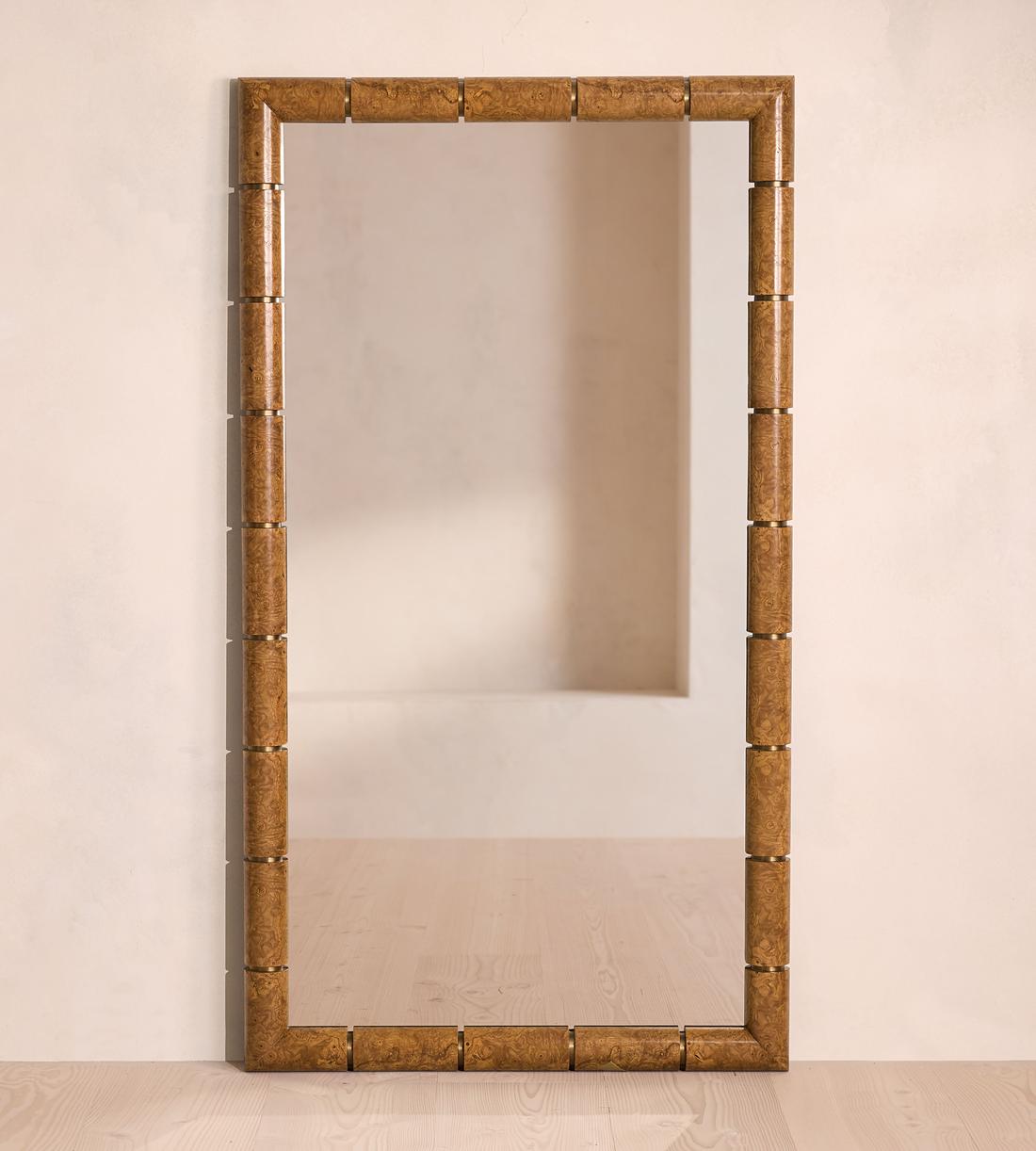 Furleigh Floor Mirror - Burl - Listing - Image 1