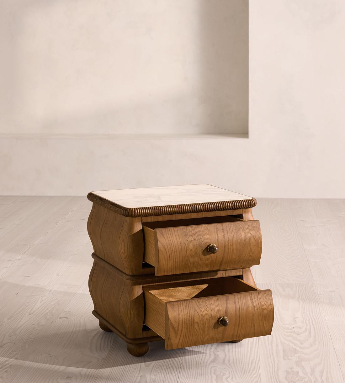 Esmeray Bedside Table - Mid-tone - Images - Image 4