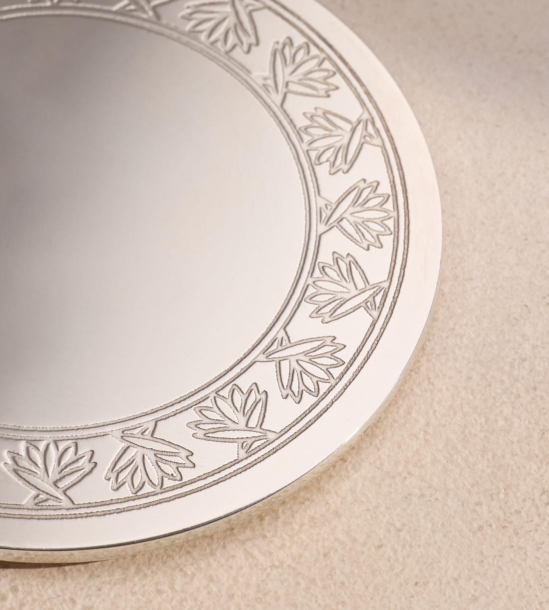 Rochester Engraved Silver Coasters - Set of Four - Images - Image 4