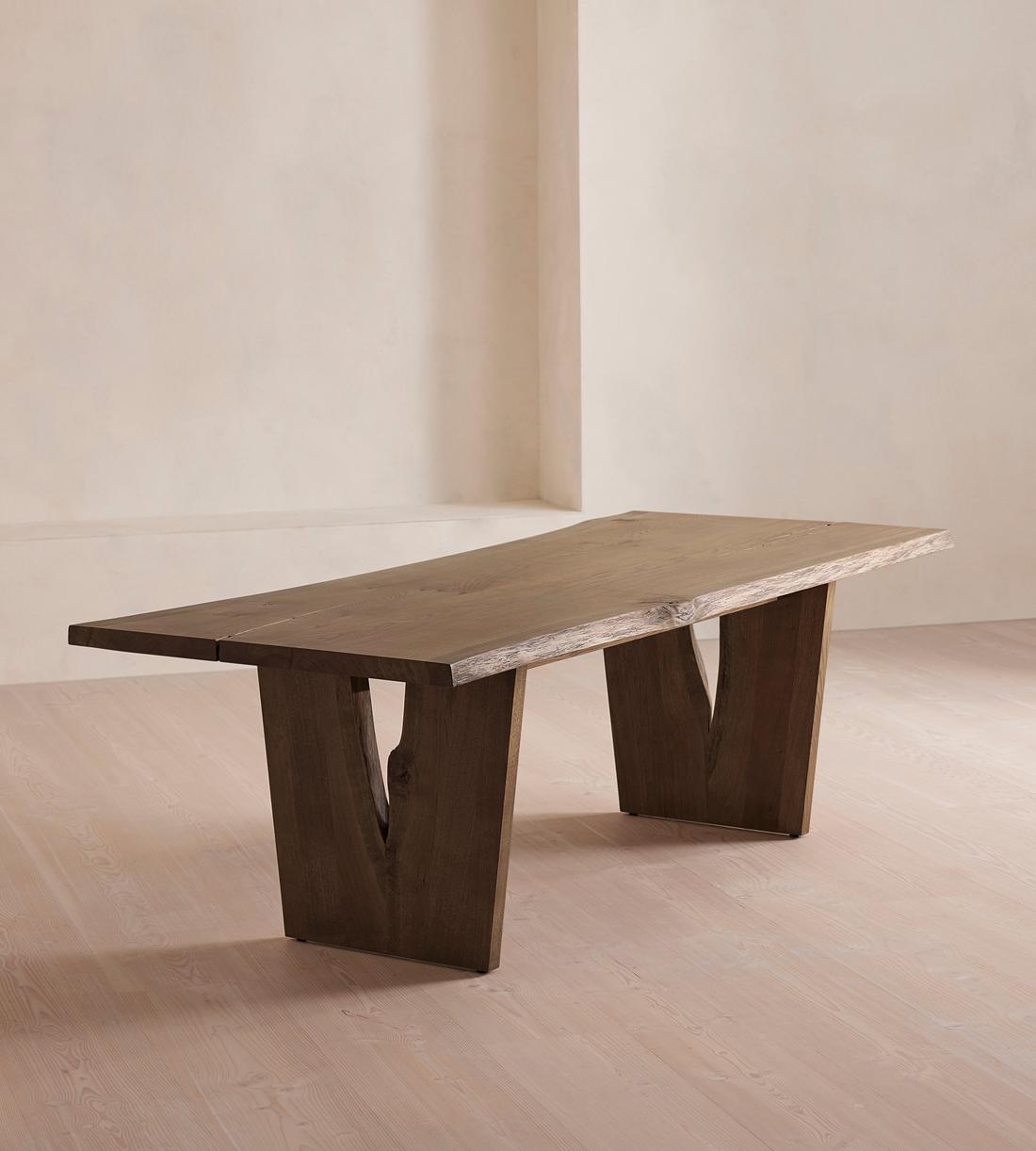 Calne Dining Table - Dark - 240cm - Images - Image 3