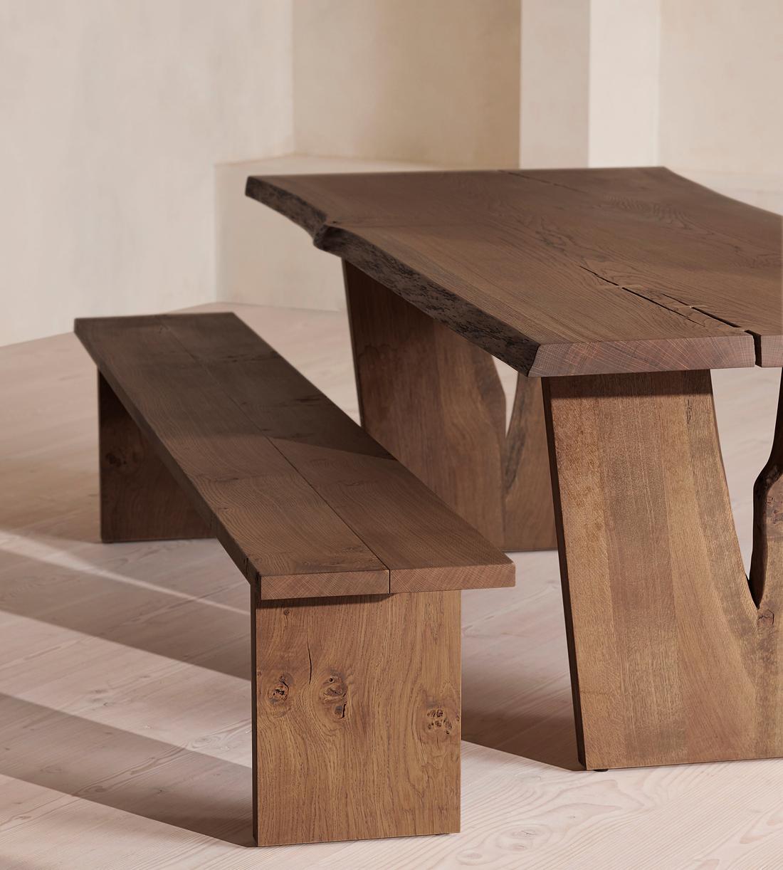Calne Dining Table - Dark - 240cm - Images - Image 7