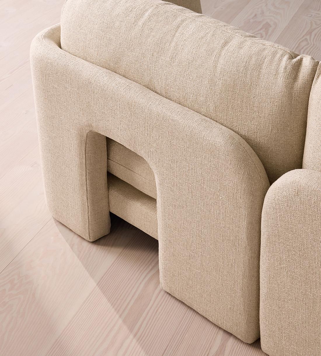 Odell Modular Sofa - Four Seater - Textured Linen - Images - Image 5