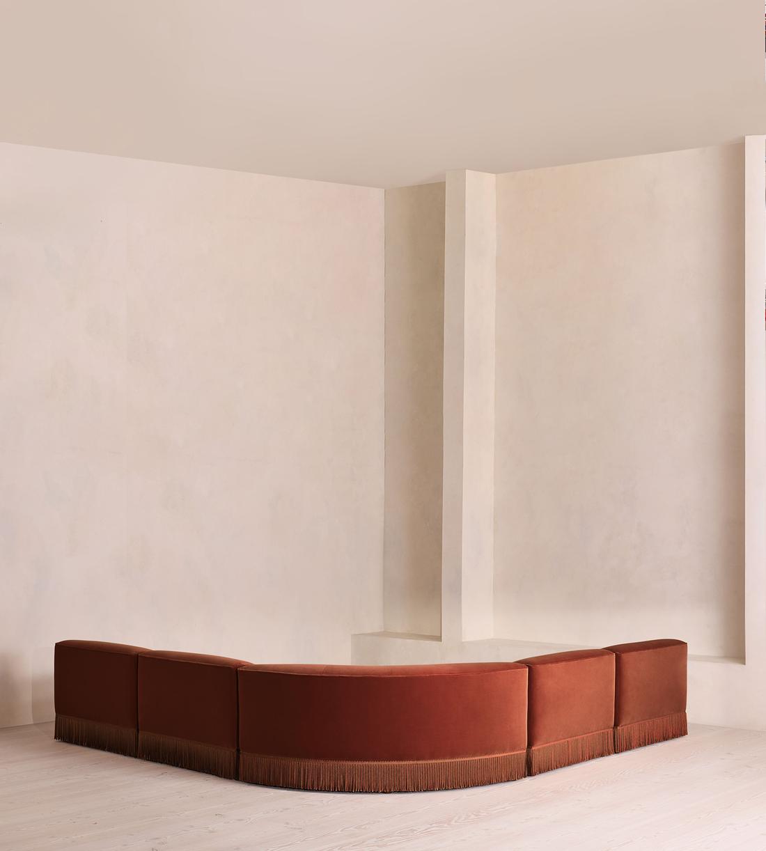 Elowen Modular Sofa - Corner Sofa - Velvet - Rust UK - Images - Image 3