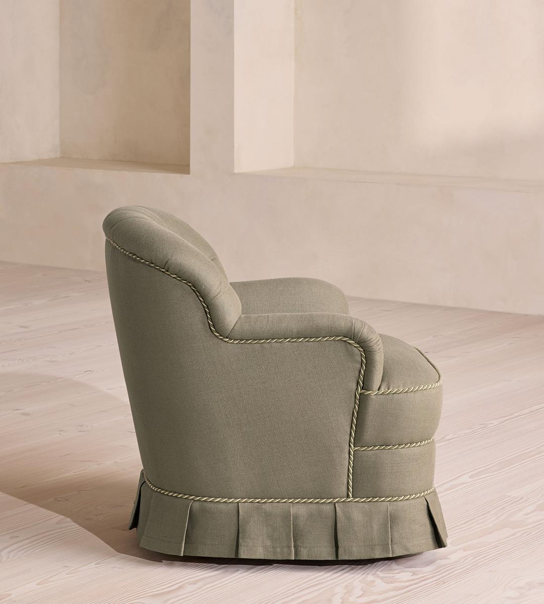 Rosie Armchair - Linen - Sage - UK - Images - Image 4