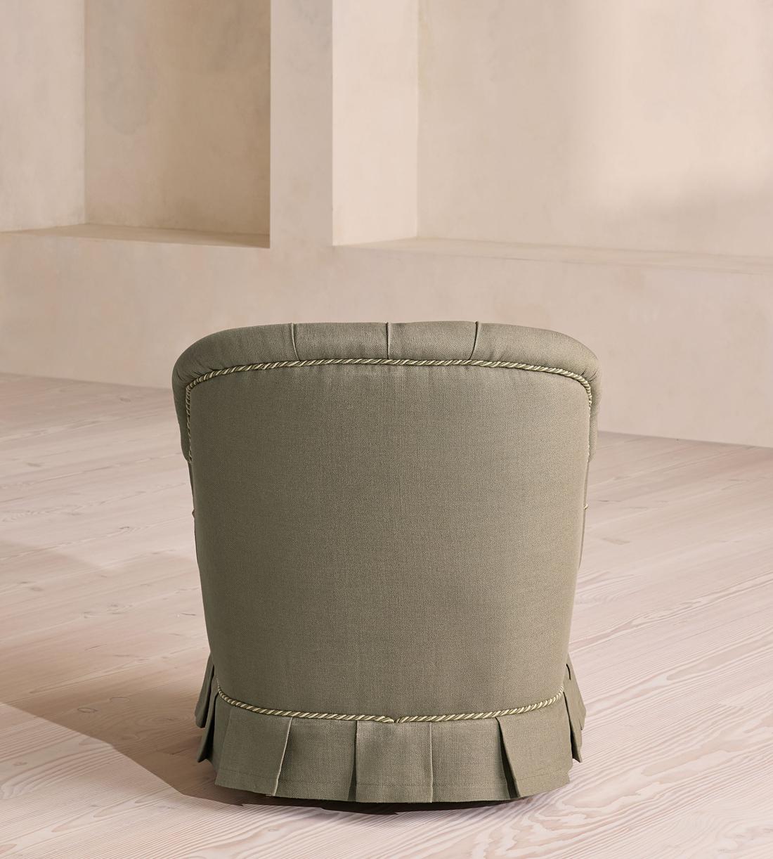 Rosie Armchair - Linen - Sage - UK - Images - Image 5