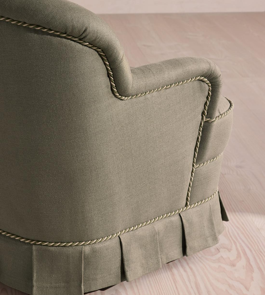 Rosie Armchair - Linen - Sage - UK - Images - Image 7