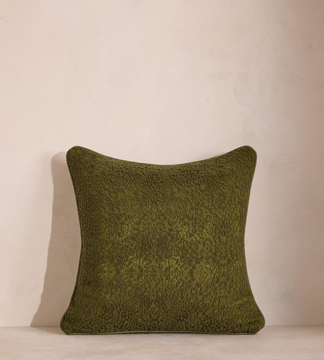 Penelope Square Cushion - Moss - Listing - Image 1