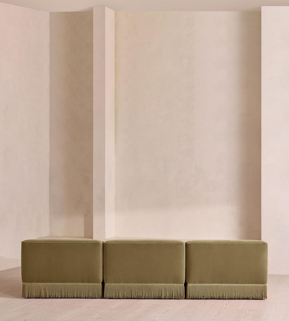 Elowen Modular Sofa - Four Seater - Velvet - Lichen UK - Images - Image 6