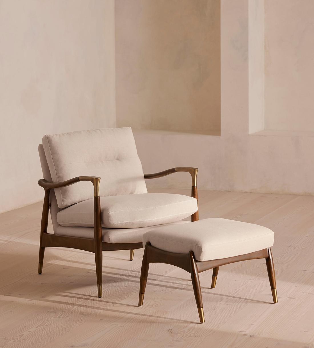 Theodore Armchair - Linen - Natural - Images - Image 7