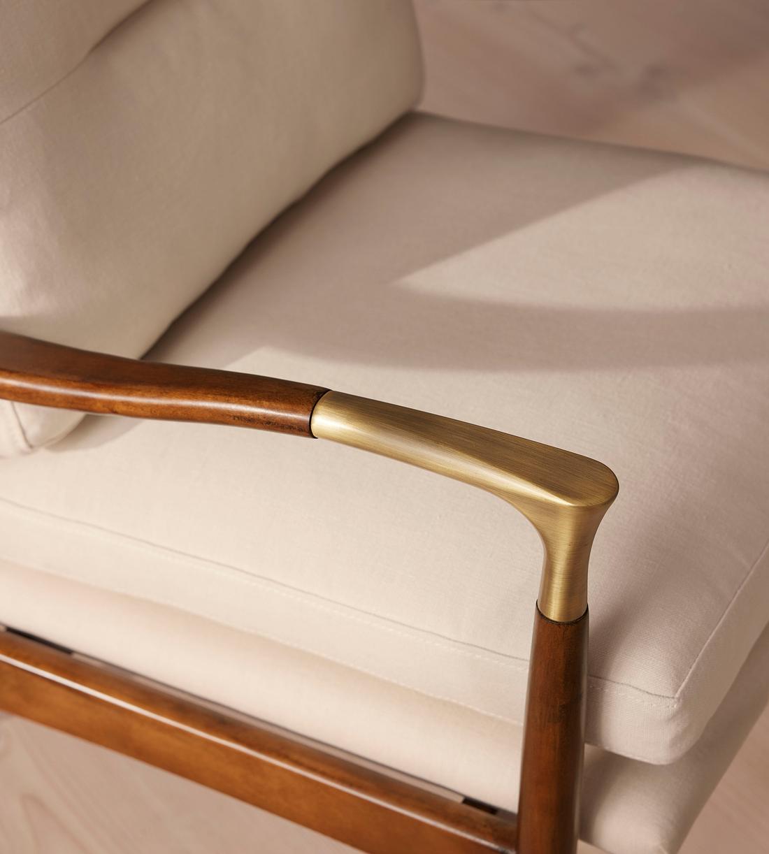 Theodore Armchair - Linen - Natural - Images - Image 8