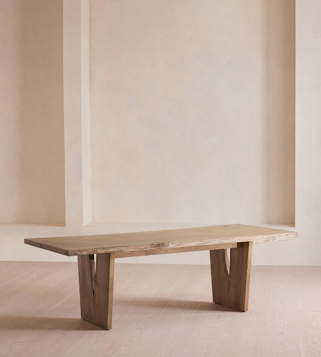 Calne Dining Table - Aged Oak - 240cm - Listing - Image 1