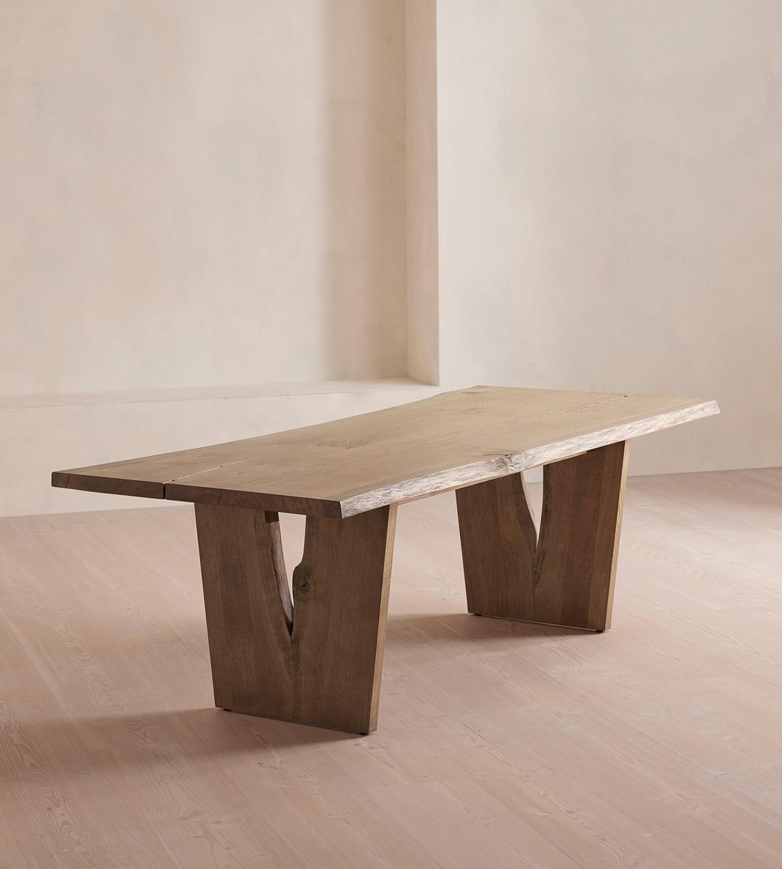 Calne Dining Table - Aged Oak - 240cm - Images - Image 3