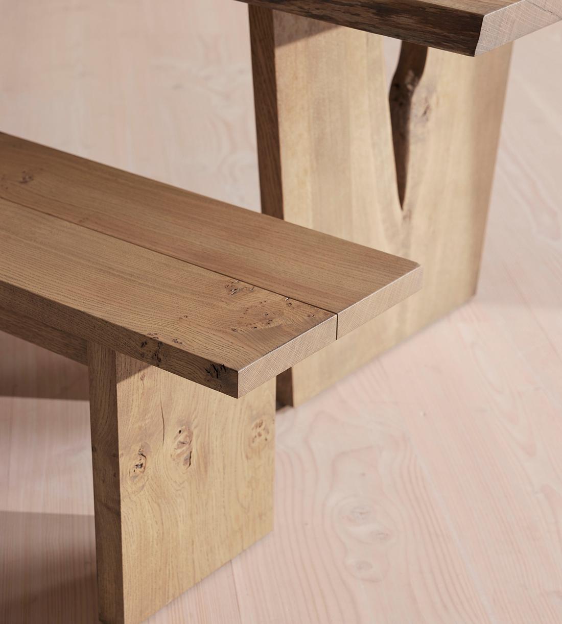 Calne Dining Table - Aged Oak - 240cm - Images - Image 6