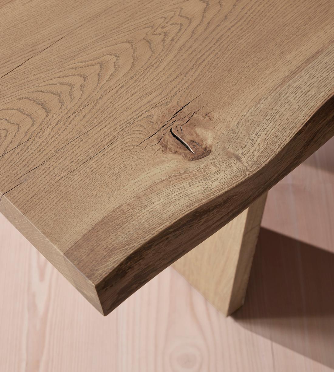 Calne Dining Table - Aged Oak - 240cm - Images - Image 8
