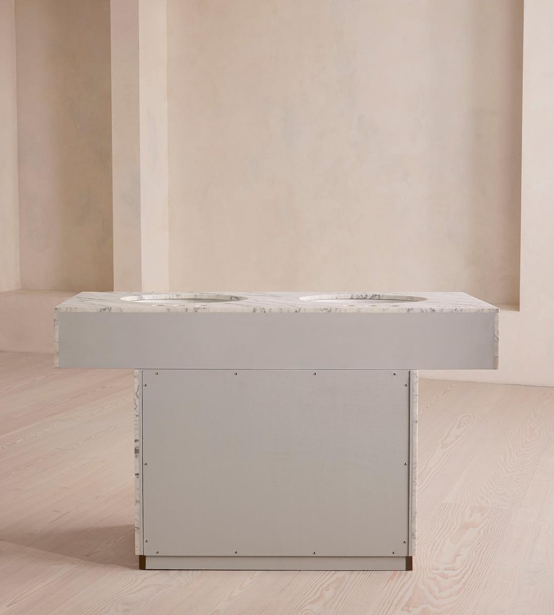 Stellios Double Vanity - Arabescato Marble - Images - Image 7