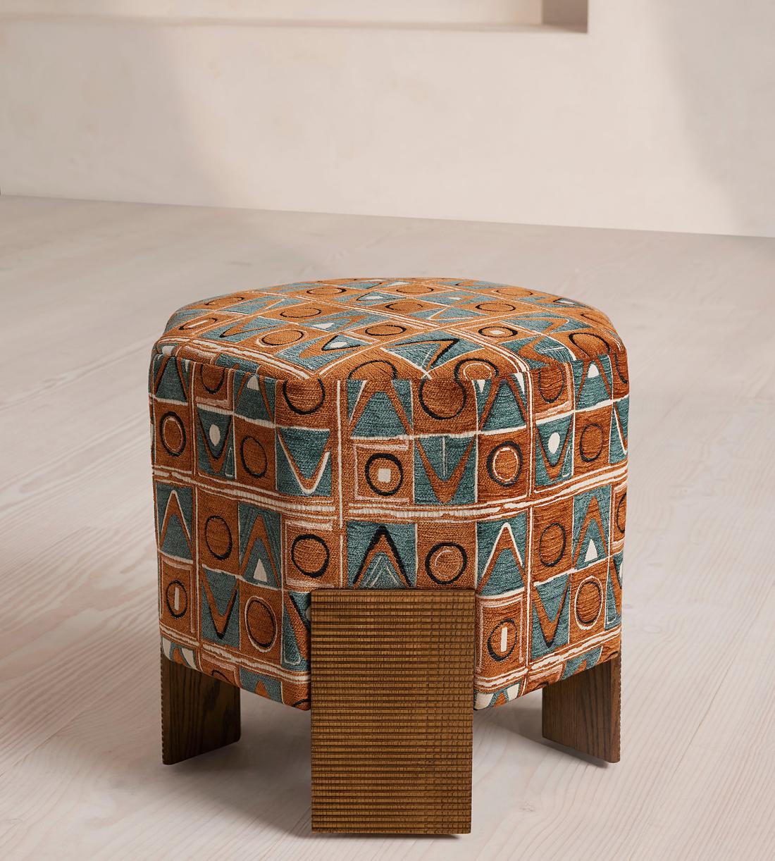Alvin Footstool - Lumi Jacquard - Listing - Image 2