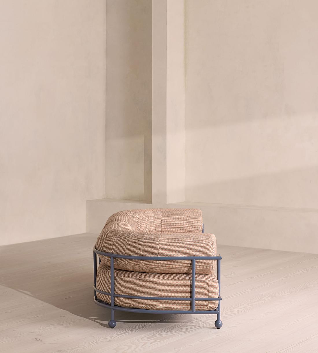 Gaspard 3 Seater Outdoor Sofa - Pierre Frey - Cassis - US - Images - Image 4