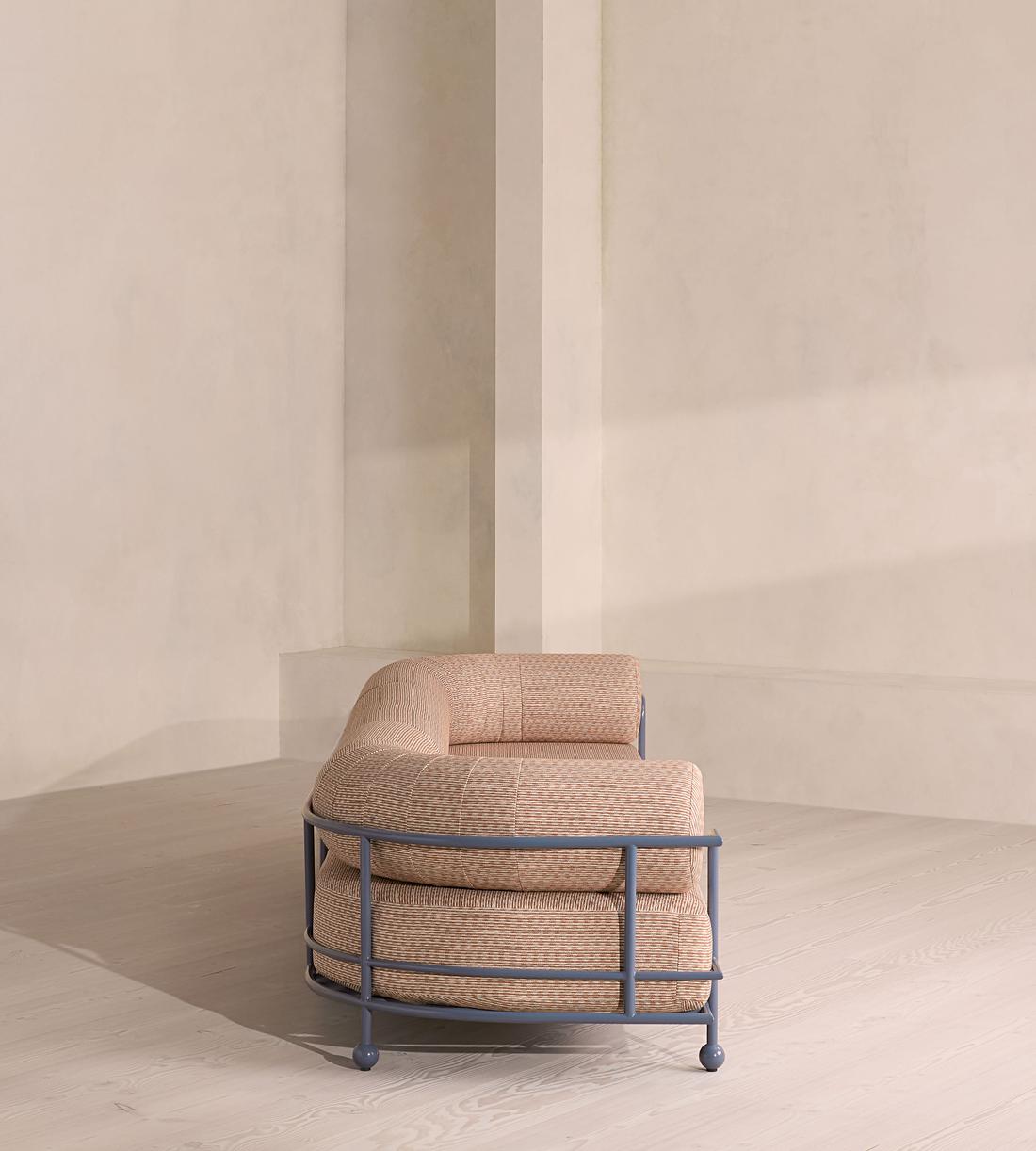 Gaspard 4 Seater Outdoor Sofa - Pierre Frey - Cassis - Images - Image 3