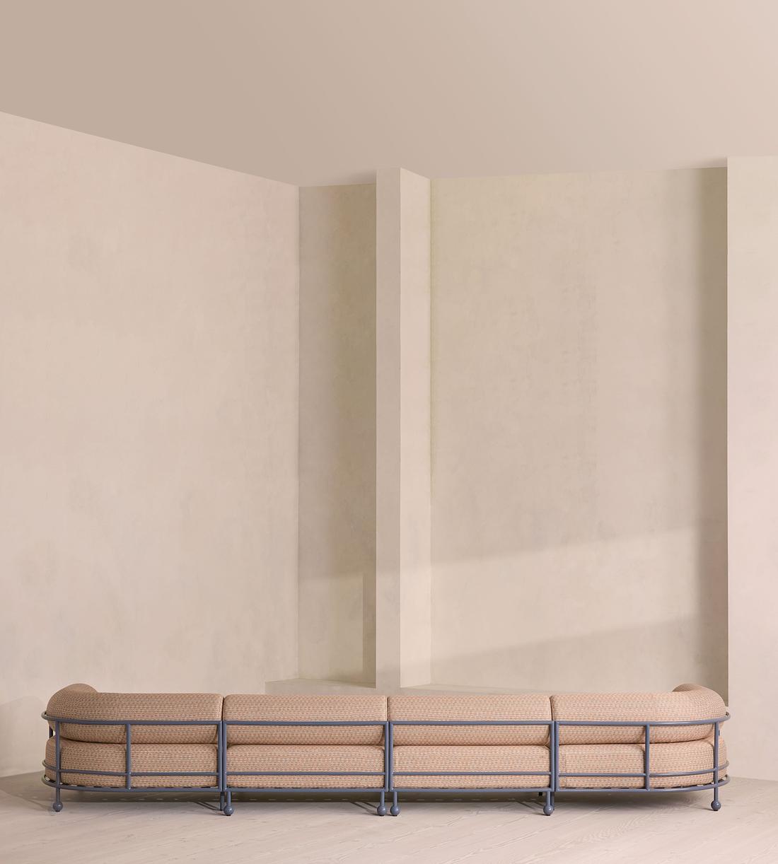 Gaspard 5-Seater Outdoor Sofa - Pierre Frey - Cassis - Images - Image 4