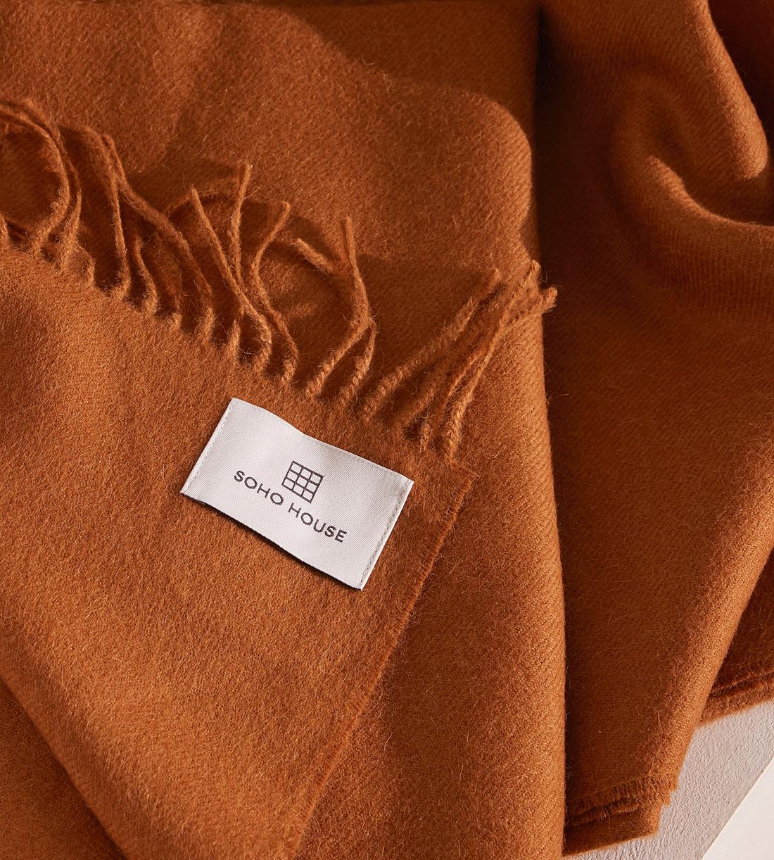 Maria Alpaca Throw - Burnt Orange - Images - Image 3