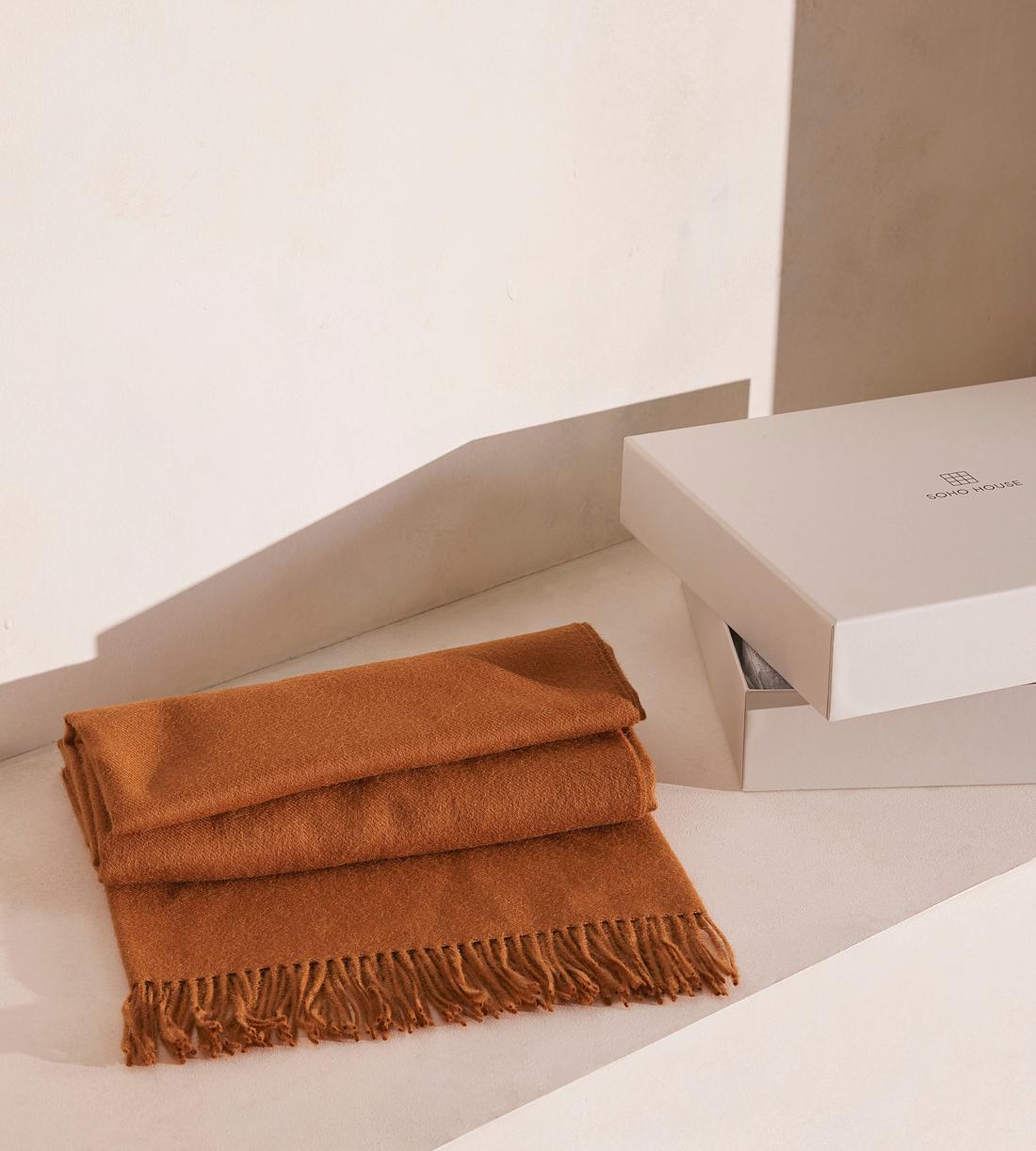 Maria Alpaca Throw - Burnt Orange - Images - Image 4