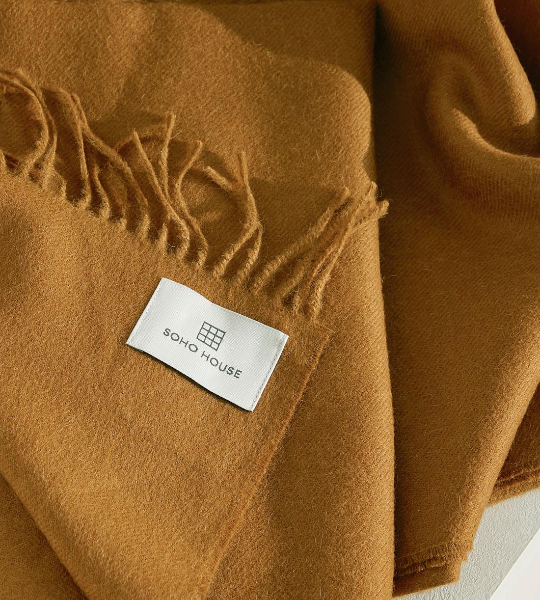Maria Alpaca Throw - Ochre - Images - Image 3