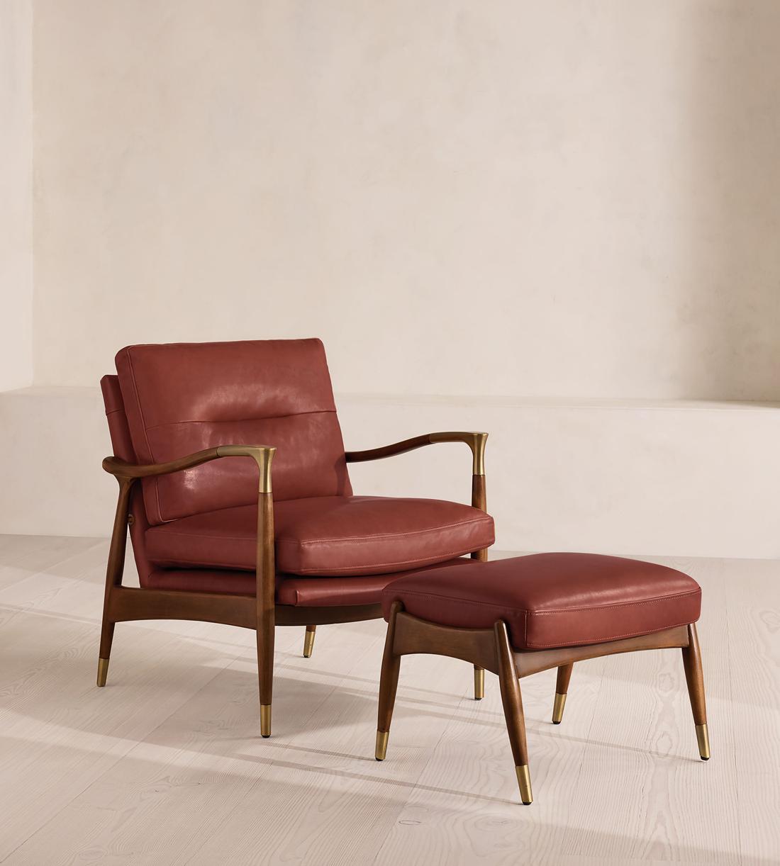 Theodore Armchair - Leather - Sangria - UK - Images - Image 7