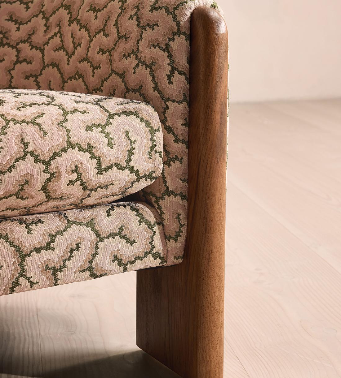 Winnie Armchair - Lophelia Jacquard - Pink - Images - Image 6