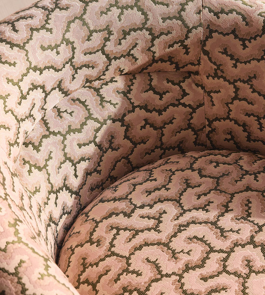 Winnie Armchair - Lophelia Jacquard - Pink - Images - Image 7
