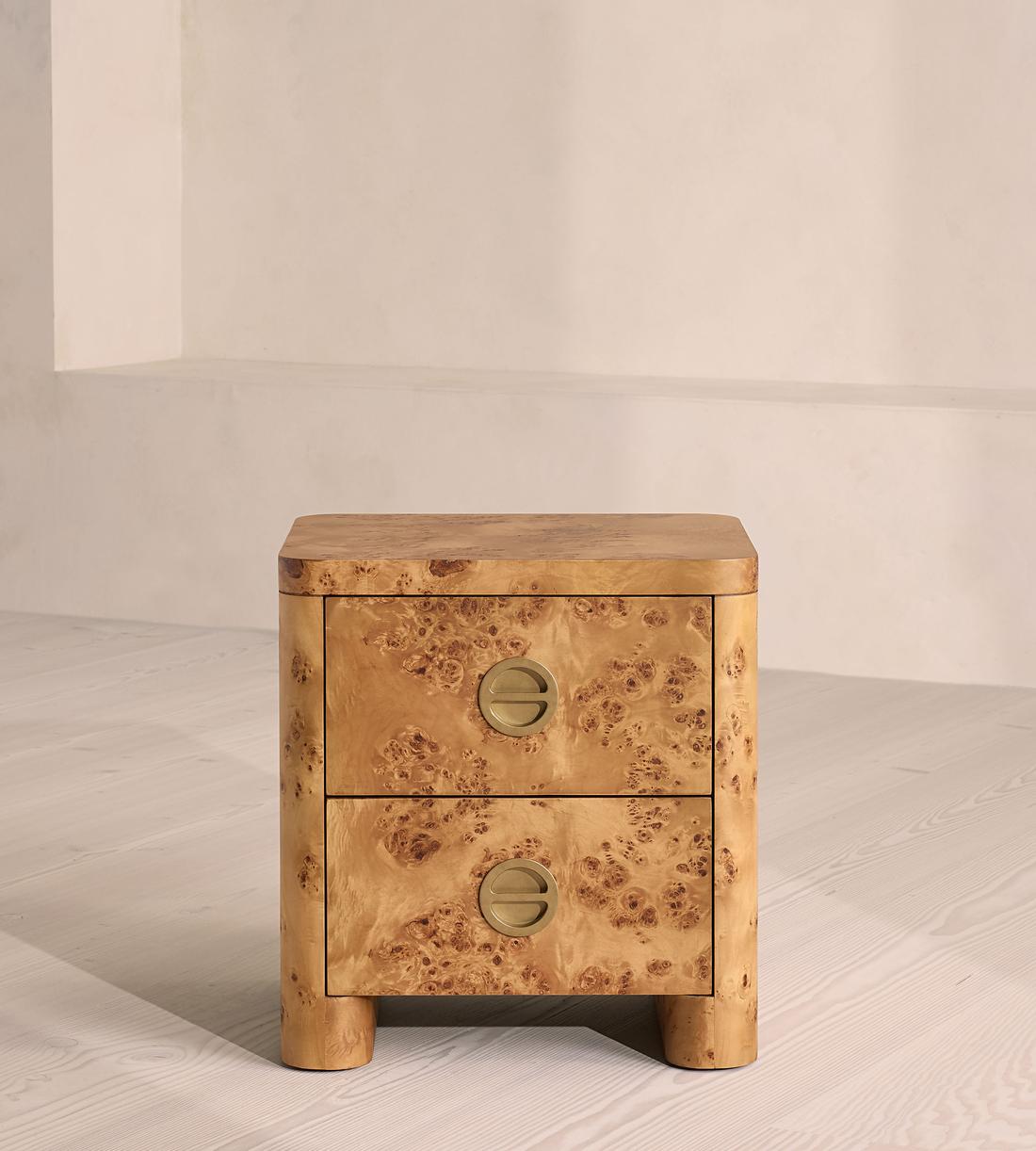 Warwick Bedside Table - Mappa Burl - Listing - Image 2