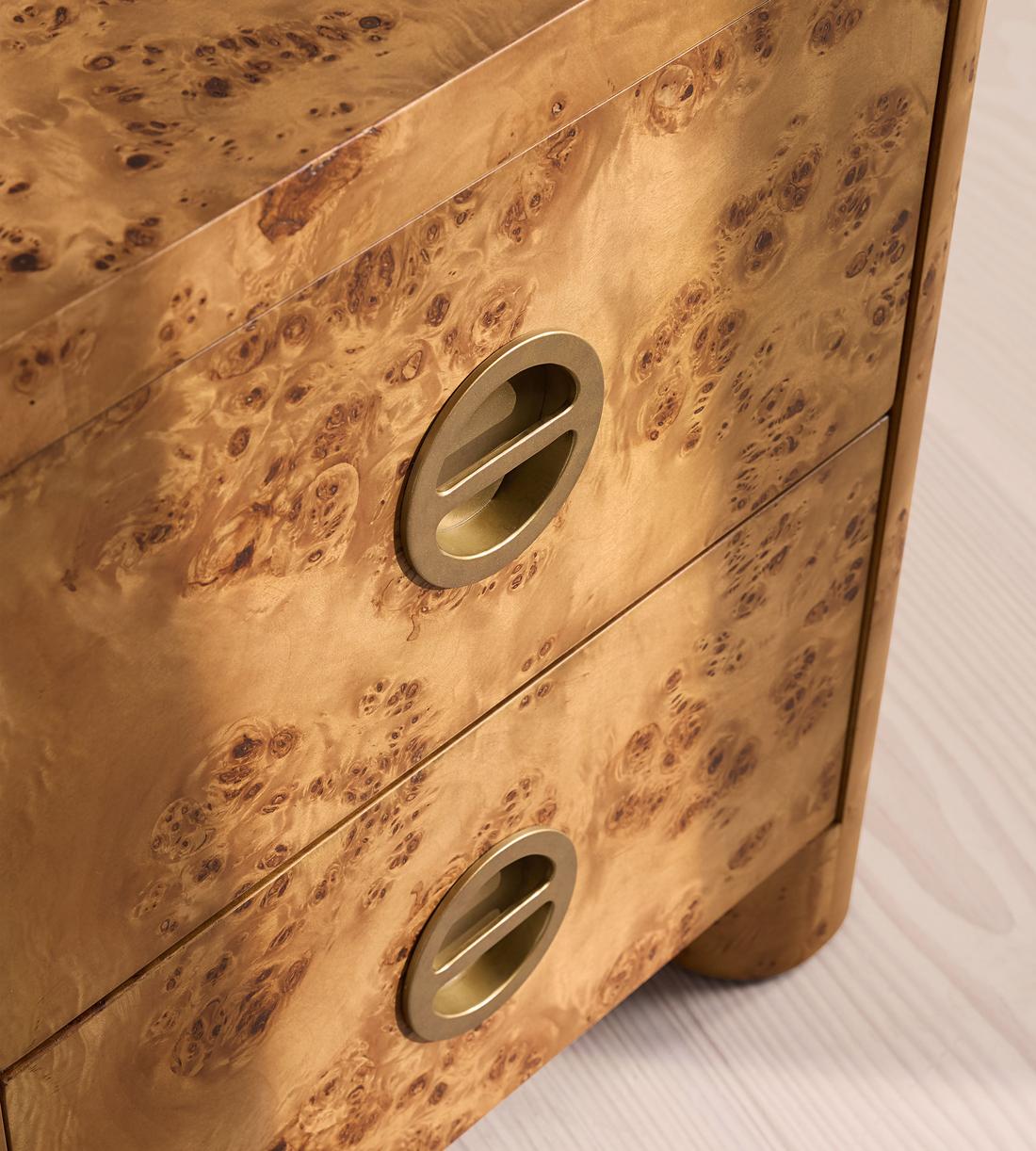 Warwick Bedside Table - Mappa Burl - Images - Image 6
