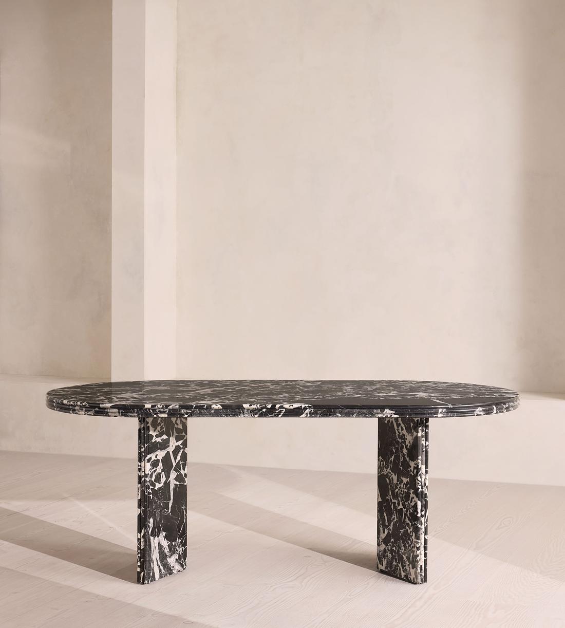 Rosaline Dining Table - Noir Grande Marble - Listing - Image 2
