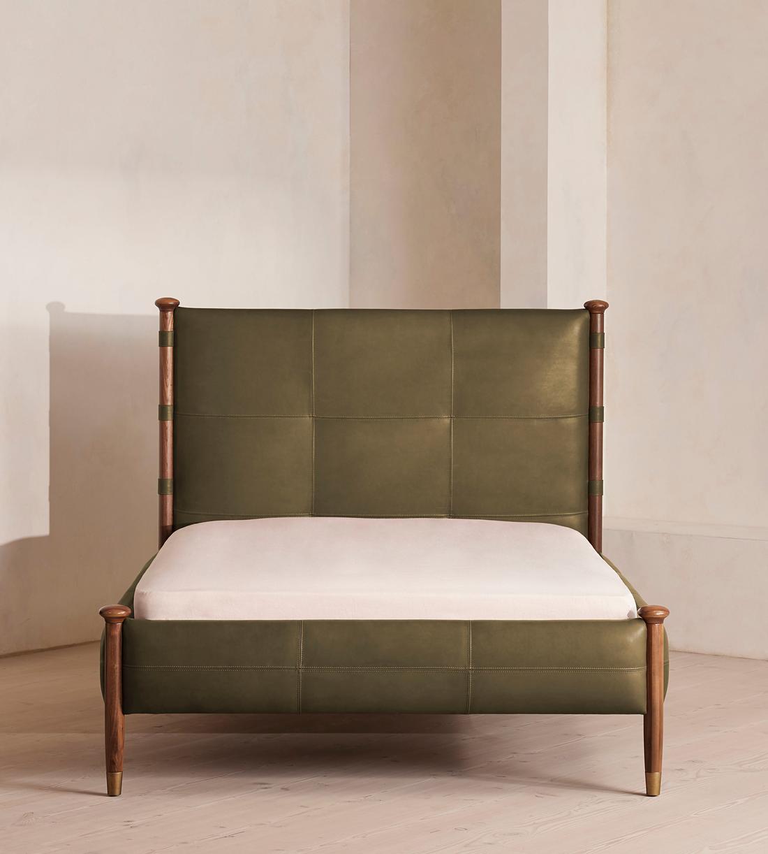 Paolo Bed - Super king - Leather - Moss - Listing - Image 2