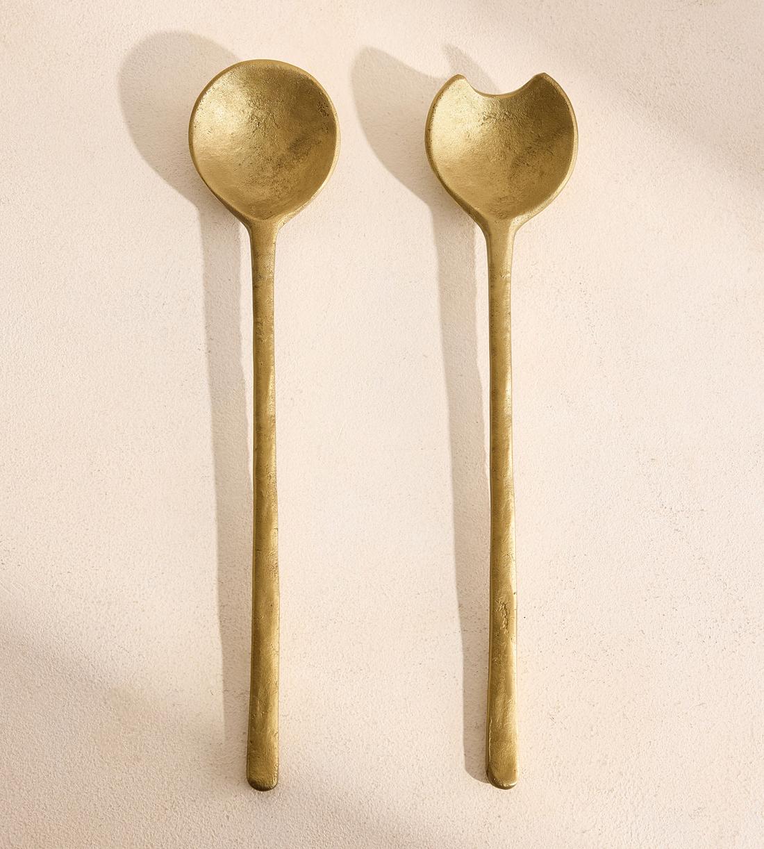 Eden Salad Servers - Brass - Listing - Image 1