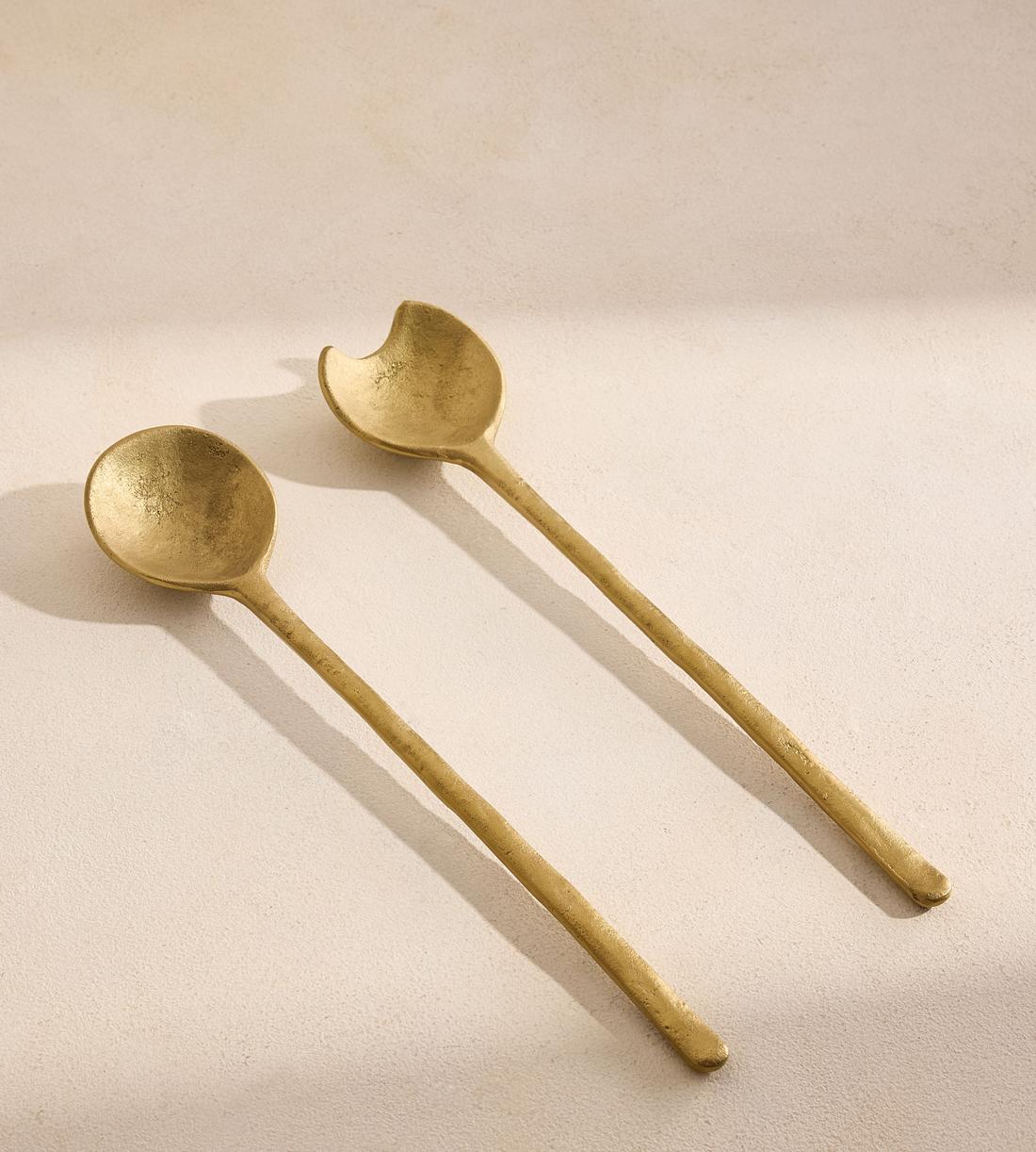 Eden Salad Servers - Brass - Listing - Image 2