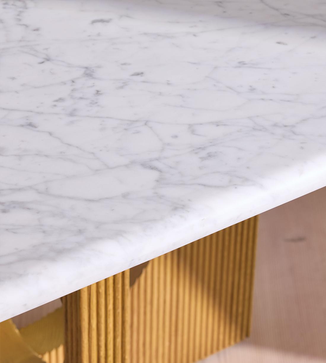 Elliot Dining Table - Carrara Marble - Images - Image 8