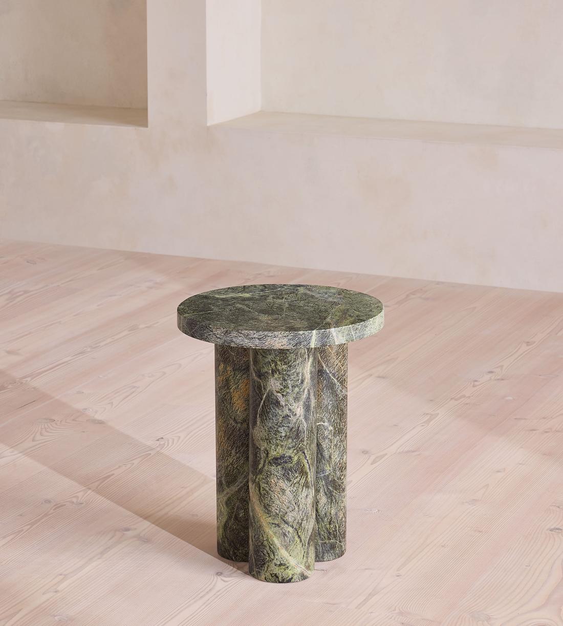 Tisbury Side Table - Jurassic Green Marble - Listing - Image 1