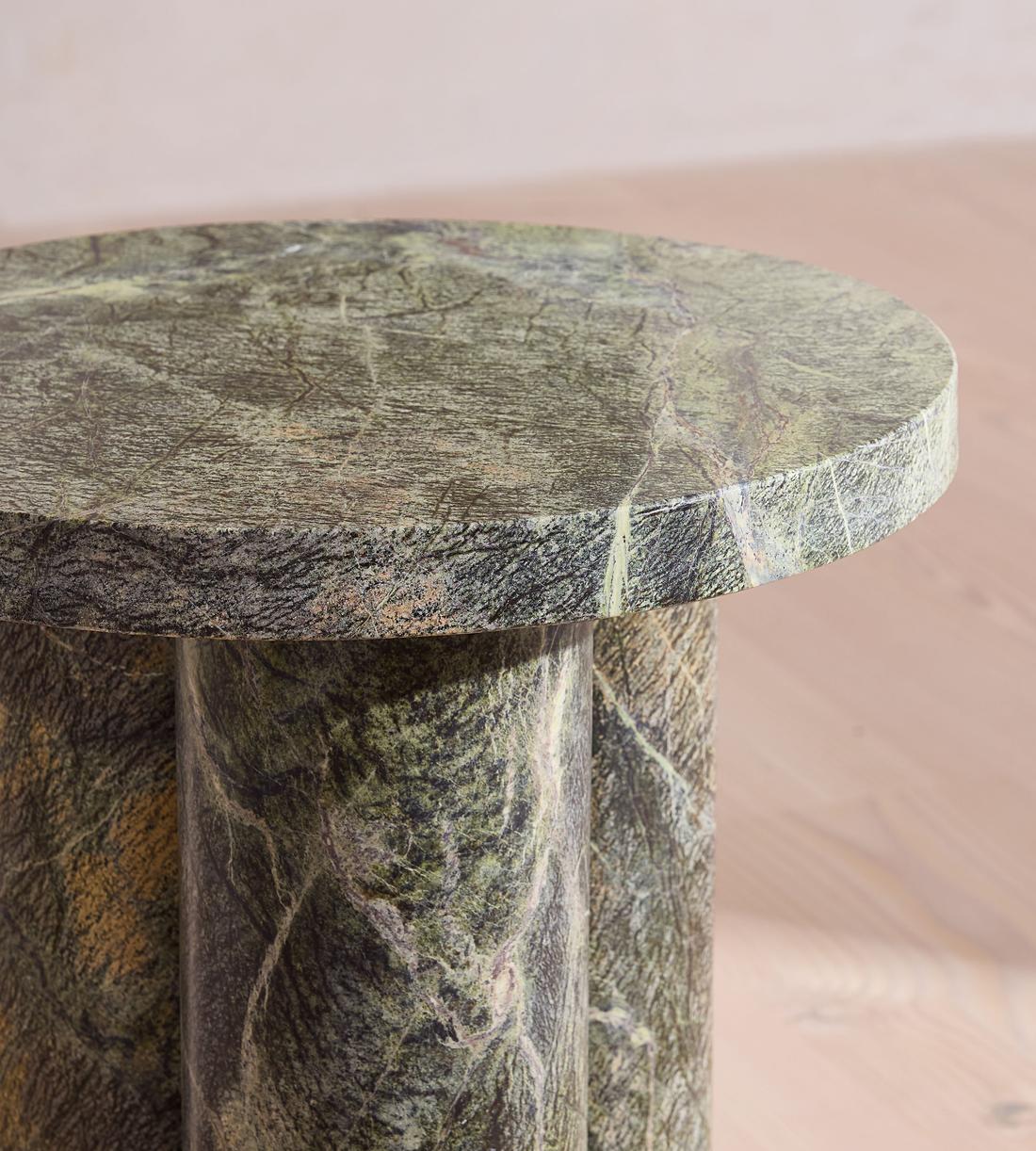 Tisbury Side Table - Jurassic Green Marble - Images - Image 4