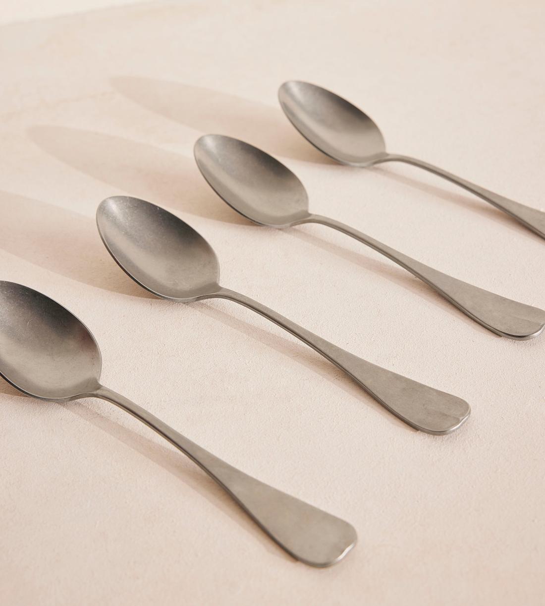 Stonewashed Dinner Spoon - Set of Four - Listing - Image 1