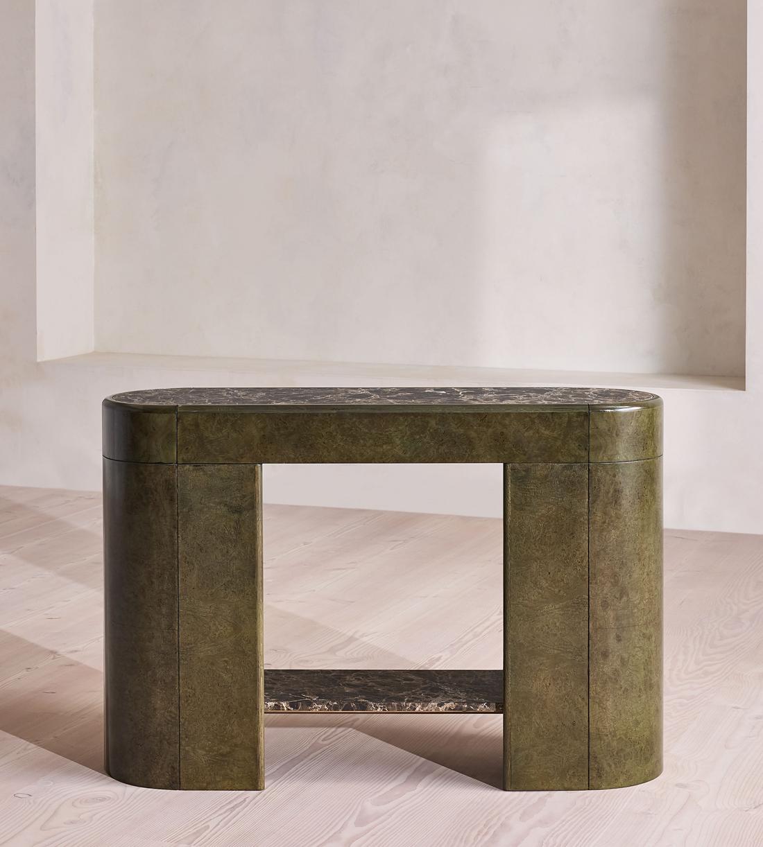 Siya Console - Dark Emperador Marble - Images - Image 4