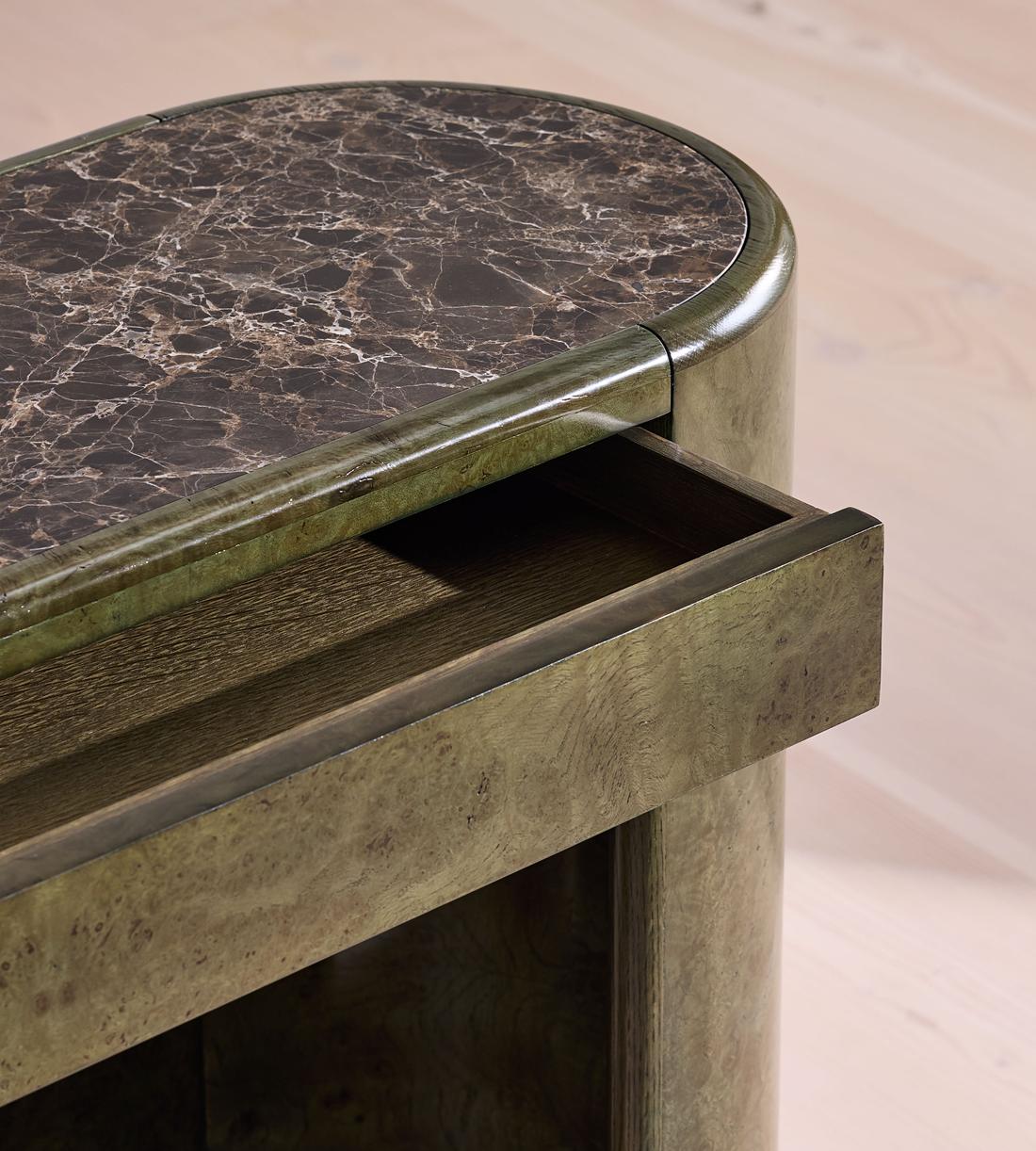 Siya Console - Dark Emperador Marble - Images - Image 5