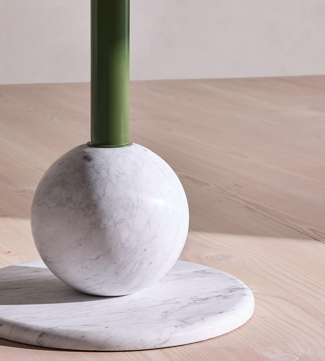 Vito Outdoor Dining Table - Carrara Marble - Images - Image 6